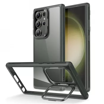 Husa pentru Samsung Galaxy S23 Ultra - ESR Classic Kickstand - Clear Green 