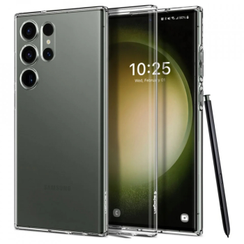 Husa pentru Samsung Galaxy S23 Ultra - Spigen Liquid Crystal - Clear 
