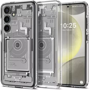 Husa pentru Samsung Galaxy S24 - Spigen Ultra Hybrid Zero One - White 