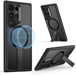 Husa pentru Samsung Galaxy S24 Ultra - ESR Boost Flickstand HaloLock - Frosted Black 