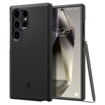 Husa pentru Samsung Galaxy S24 Ultra - Spigen Core Armor - Matte Black 
