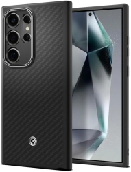 Husa pentru Samsung Galaxy S24 Ultra - Spigen Enzo Aramid - Matte Black 