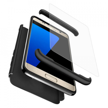 Husa pentru Samsung Galaxy S7 + Folie - GKK 360 - Black 