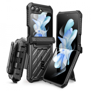Husa pentru Samsung Galaxy Z Flip5 - Supcase Unicorn Beetle Pro - Black 