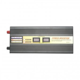 Invertor tensiune de la 12V la 220V 2000W cu protectie + USB 