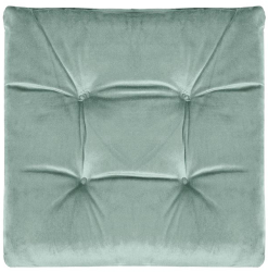 Perna verde mente pentru scaun imitatie catifea patrata 38x38x4