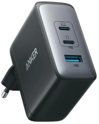 Incarcator retea Anker 736 Nano II 100W 2x USB-C 1x USB-A PowerIQ 3.0 Negru