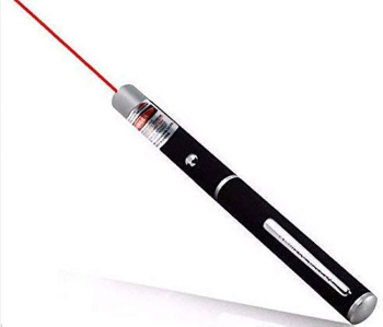 Laser Pointer Rosu Puternic cu Cap Proiectie si 2 Baterii Incluse Putere 2000 mW 
