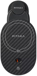 Suport Auto Pitaka MagEZ Car Mount Pro 2, Qi2, 15W, pentru Tesla, Magnetic, Negru 
