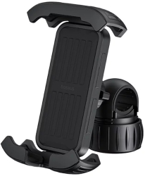 Suport telefon pentru biciclete Baseus QuickGo Negru 