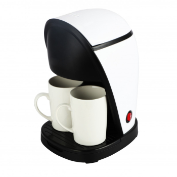 Aparat de cafea Rosberg R51170E 450W 250ml 2 cesti Filtru permanent Alb 