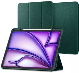 Husa pentru iPad Air 13 2024 - Spigen Urban Fit - Midnight Green 