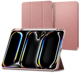 Husa pentru iPad Pro 11 2024 - Spigen Urban Fit - Rose Gold 