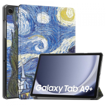 Husa pentru Samsung Galaxy Tab A9 Plus - Techsuit FoldPro - Starry Night 