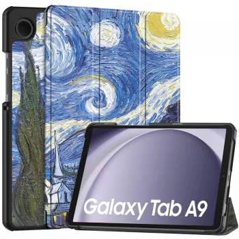 Husa pentru Samsung Galaxy Tab A9 - Techsuit FoldPro - Starry Night 