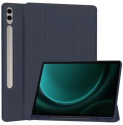Husa pentru Samsung Galaxy Tab S9 FE Plus - Techsuit Flex Trifold - Dark Blue 