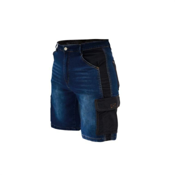Pantaloni scurti de lucru tip blugi slim fit model Denim marimea XL/56 Dedra