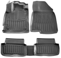 Set covorase auto din cauciuc tip tavita pentru Dacia Sandero Stepway III 2020- 