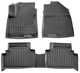 Set covorase auto din cauciuc tip tavita pentru Hyundai Kona Electric 2018- 