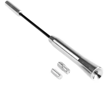 Antena Radio Auto Universala Metalica Cu Adaptor Ant05 