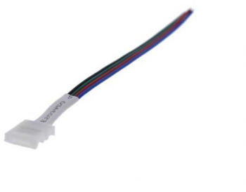 Cablu banda LED RGB fara mufa DC Well 