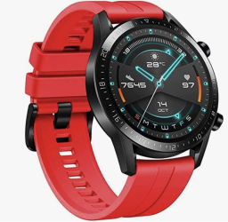 Curea silicon Quick Release 22 mm GT compatibila cu Huawei Watch GT2 / GT3 / GT3 Pro GT4 GT 2 3 4 / Amazfit GTR 47 mm latime 22 mm rosu