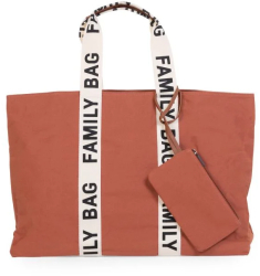 Geanta Childhome Family Bag Signature Ruginiu 