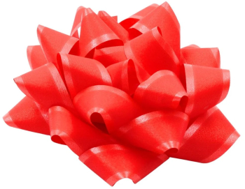 Set 10 stelute autoadezive 9 cm Brizzolari culoarea rosu mat 