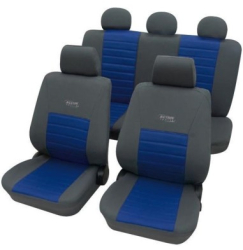 Set Huse Scaun Universale Active Sports Petex Albastru-Negru 