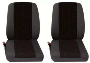 Set Huse Scaun Universale Fata Autoutilitare Petex Negru 