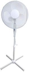 Ventilator cu picior VEN-2 50W 40 inch 3 viteze inaltime reglabila Alb 