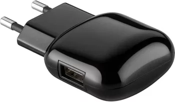 Alimentator 230V Quick Charge 1x USB 2A negru Goobay