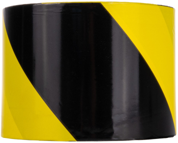 Banda de avertizare galben / negru 100 m x 70 mm Geko G01826