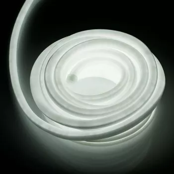 Banda LED 230V FLEX MINI NEON 2835 5500K alb rece 715lm/m 120LED/m 8W 10m IP44 