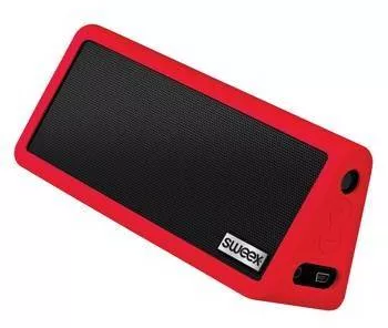 Boxa portabila cu Bluetooth si difuzor stereo Rock Star rosie Sweex 