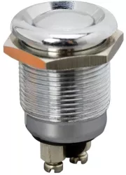 Buton 1 circuit 2A 250V OFF-ON fara retinere metal resistent la apa 