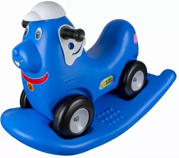Catel balansoar 2 in 1 albastru - ROBENTOYS 
