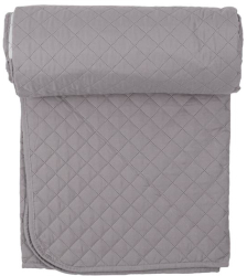 Cuvertura gri pentru pat reversibila matlasata 160x230 cm gri 