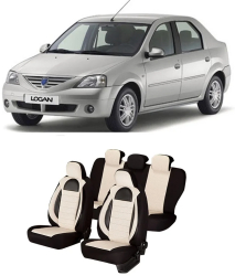 Huse scaune auto DACIA LOGAN 2004 - 2010 Racing Bej 