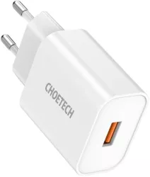 Incarcator retea Choetech 1x USB A QC 3.0 18W alb Q5003-EU-WH 