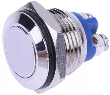 Intrerupator ON-OFF fara retinere plat 2A 250V conectare surub argintiu 