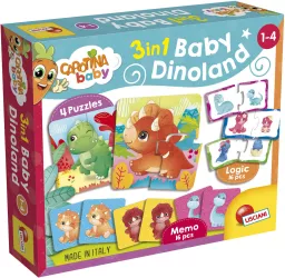Joc potrivire 3 in 1 - Taramul dinozaurilor 