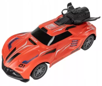 Masina MalPlay cu telecomanda RC 1 20 USB si baterii rosie 