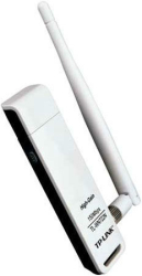 Placa de retea Card wi-fi USB +antena 4dbi b/g/n TL-WN722N v.3.0 150MB TP-Link 