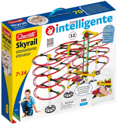 Quercetti Skyrail Roller Coaster cu elevator 12 m 