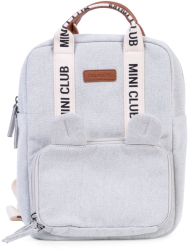 Rucsac pentru copii Childhome Mini Club Signature Alb 