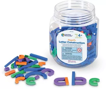 Set constructie magnetic - Litere si cifre 