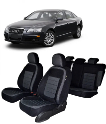 Set huse scaune dedicate AUDI A-6 C6 2005-2011 Premium 