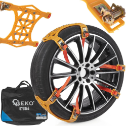 Set lanturi de zapada cu instalare rapida 6 elemente Geko G73866 