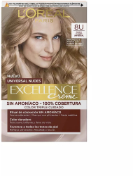 Vopsea de par permanenta fara amoniac LOreal Paris Excellence Nudes 8U Blond Deschis 1 buc 
